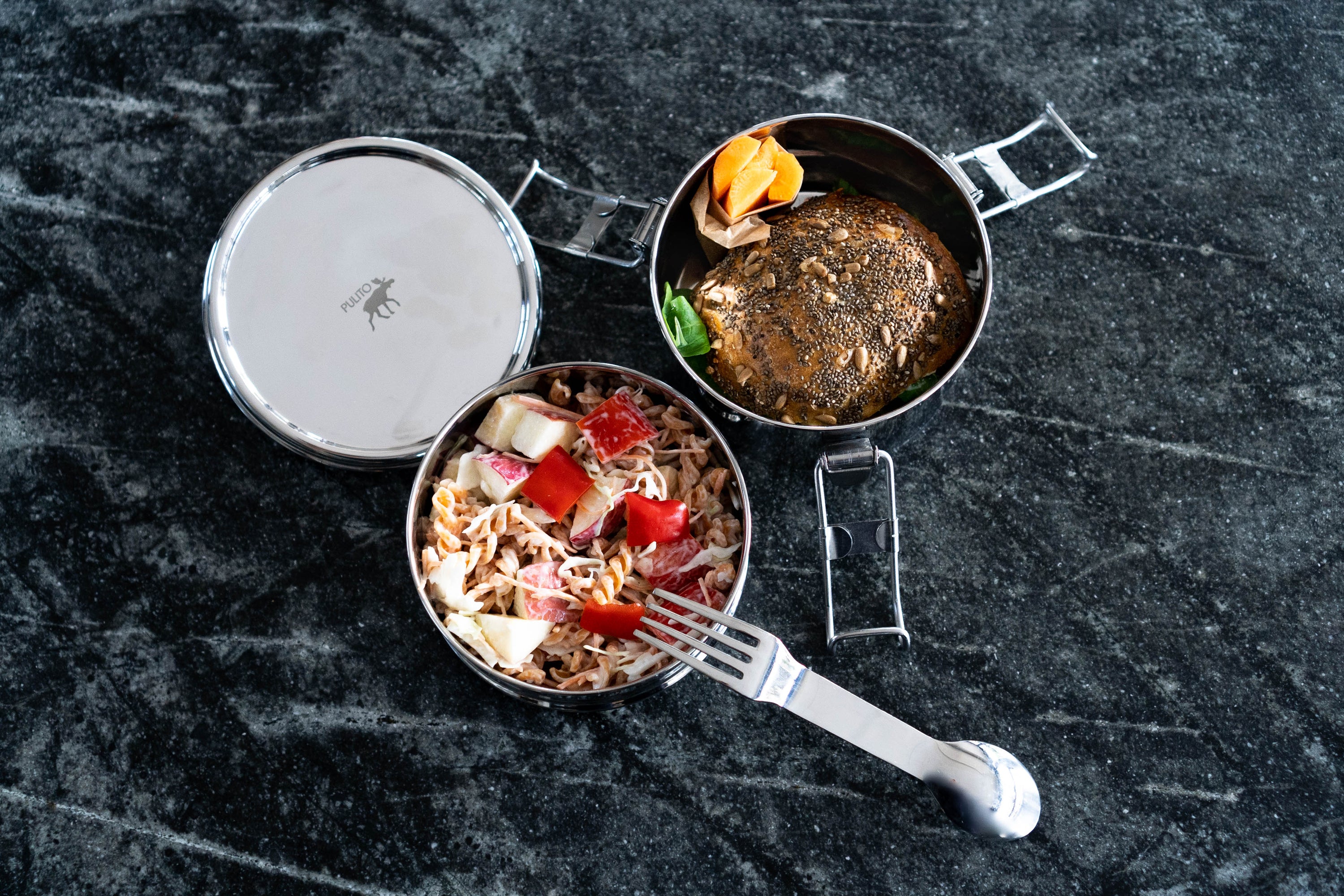 Bento madkasse i rustfrit stål