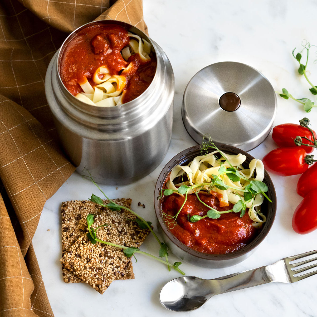 Foodcontainer termomadkasse i stål