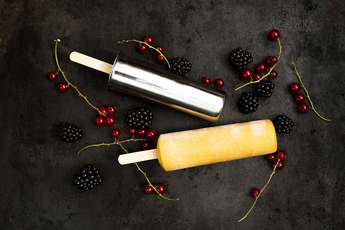 Ispindeforme i rustfrit stål med bambuspinde