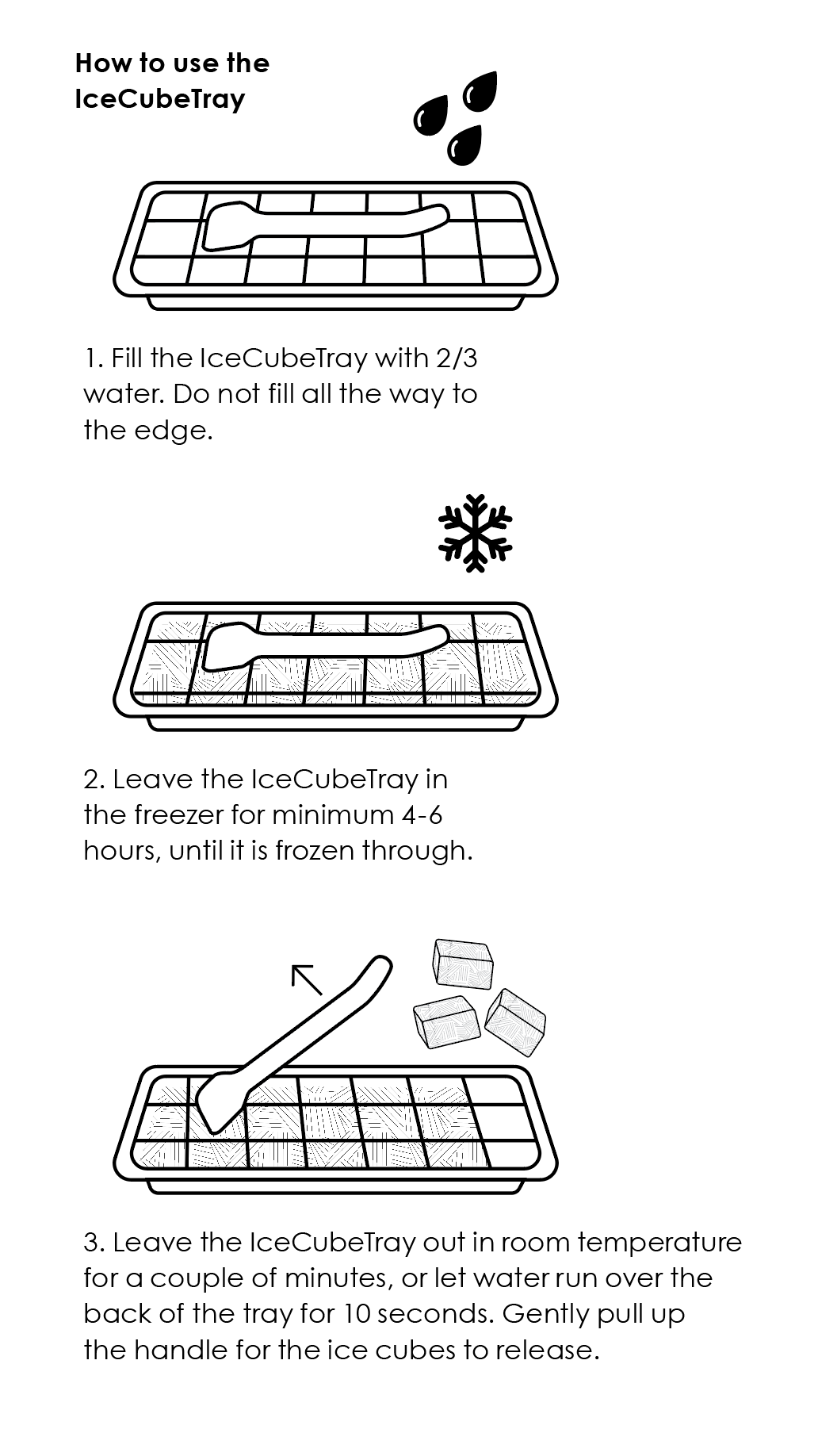 IceCubeTray – isterningbakke i rustfrit stål