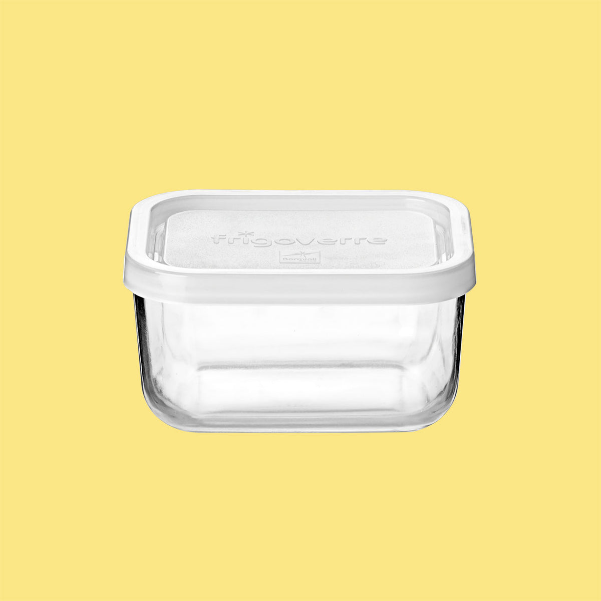 GlassBowl Rektangulær – frostet låg